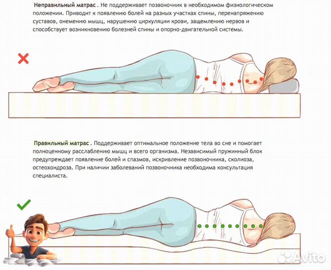 Матрас ортопедический новый 160х200 и другие