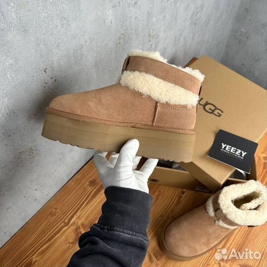 Женские Ugg Ultra Mini Belted + 3 расцветки