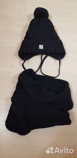 Комплект шапка и шарф детский