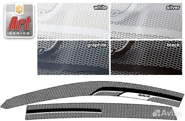 Ветровики ART черн Toyota Rav4 2013–2015