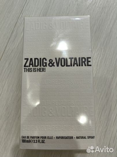 Zadig voltaire this is her 100 мл