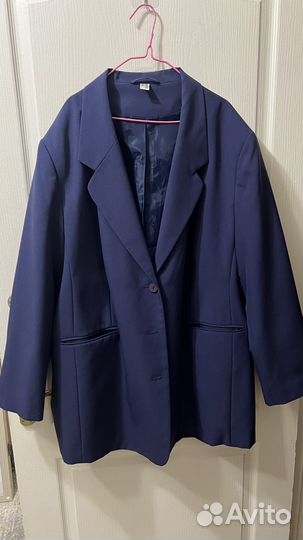 Пиджак большой размер 62