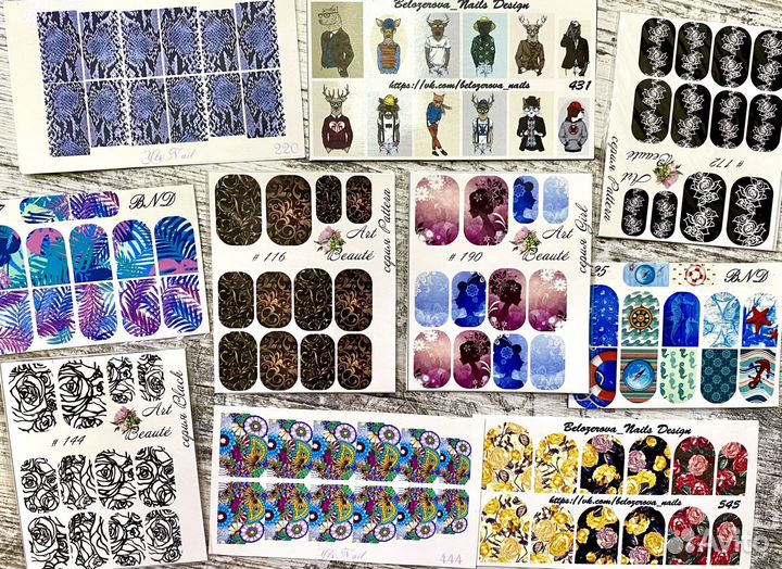 Слайдер (наклейка) для ногтей