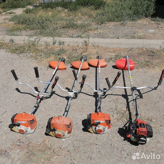 Триммеры stihl 250 (3 шт.) и echo 2655,масло stihl
