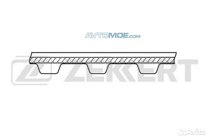 Ремень зубчатый грм VW Passat III IV 90- Audi 80 I