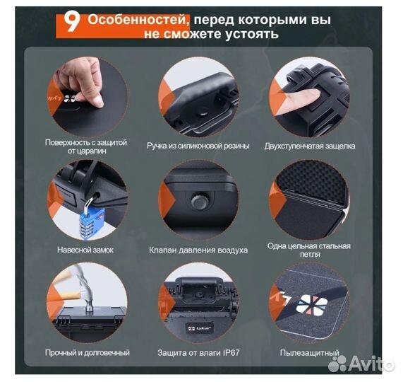Кейс защитный ударопрочный Lykus HC-3020