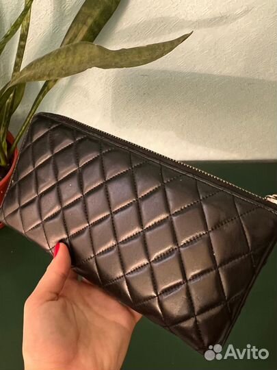Кошелек портмоне chanel натуральная кожа
