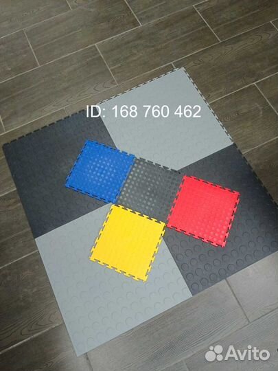 Модульная Плитка пвх 500х500мм;250х250 для Гаража