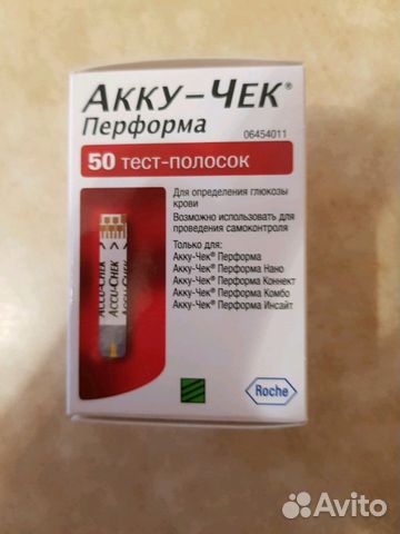 Тест полоски Акку Чек Пефома