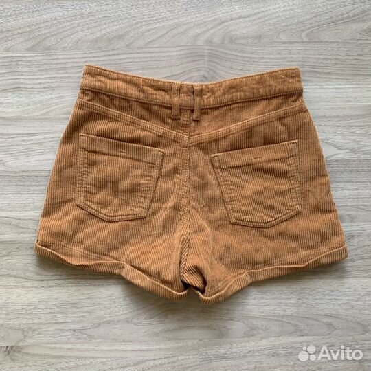 Вельветовые Шорты Bershka H&M Zara Shein Uniqlo