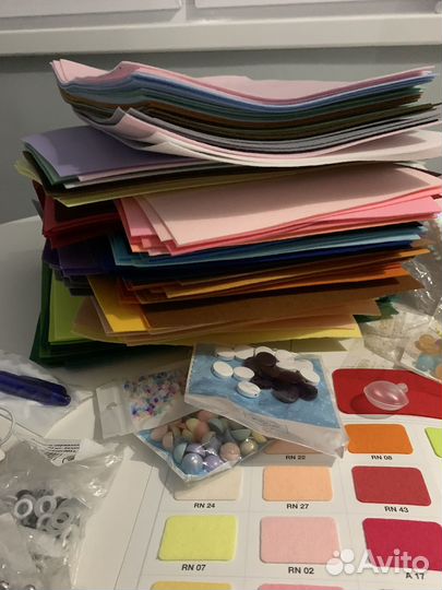 Корейский жесткий фетр материалы для рукоделия