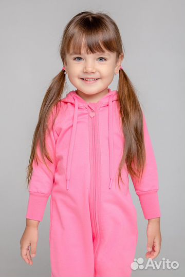 Комбинезон для девочки Crockid К 6420 клубни (68)