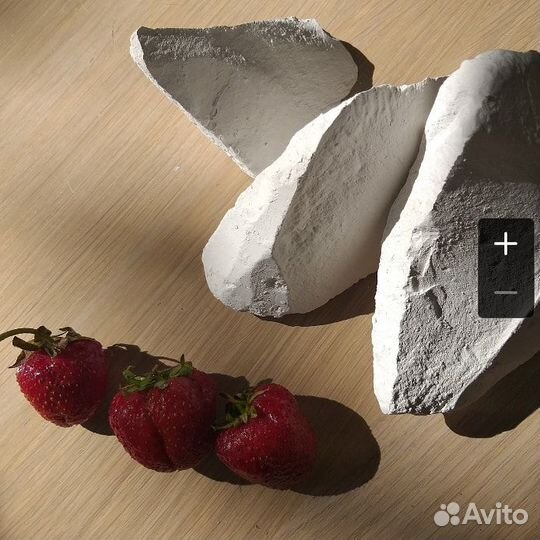 Мел природный и глина для еды