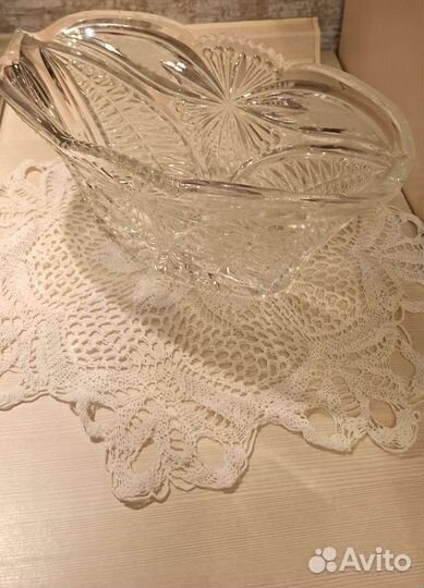 Хрустальная ваза для конфет, фруктов