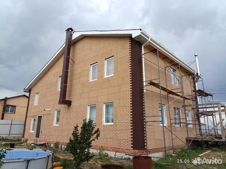 Фасадные термопанели под кирпич