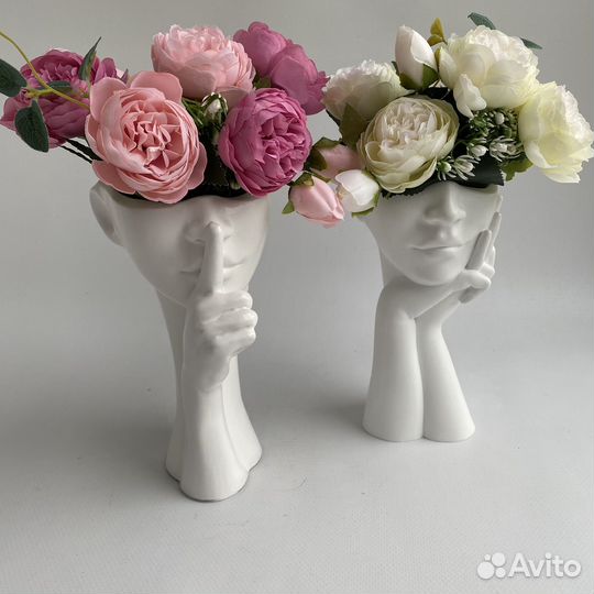 Декоративная ваза кашпо Тишина