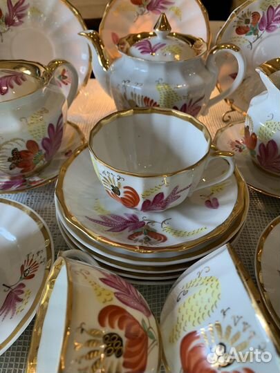 Чайный сервиз Вербилки Пурпурный лист