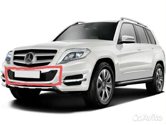 Решетка бампера Мерседес GLK X 204 Рестайлинг