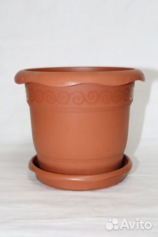 Кашпо с поддоном для комнатных растений 14 л