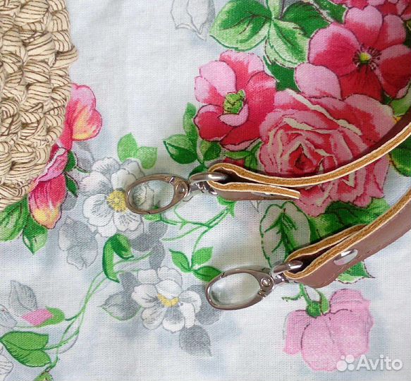 Сумка торба связанная из хлопковой пряжи