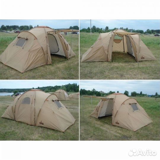 Палатка 4-местная Hurone 4 V2 (зеленый) 