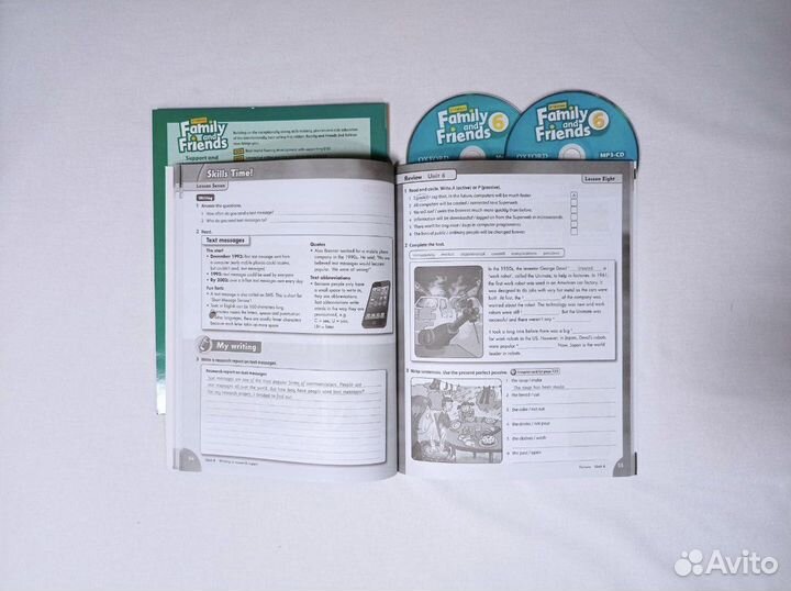 Family and friends 6/ комплект (WB,CB,CD) новый