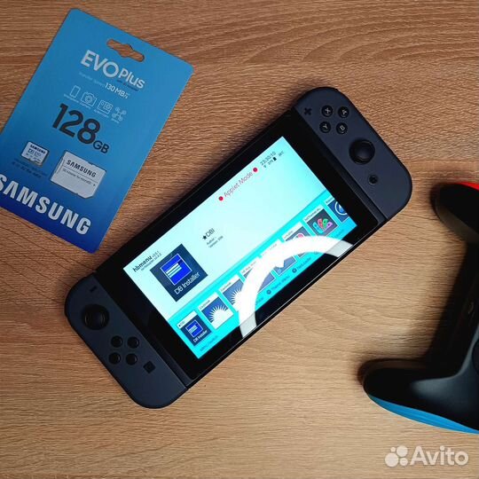 Чип Nintendo Switch Rev.2 Grey 160 гб