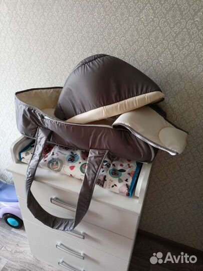 Сумка-переноска Babyton, серая