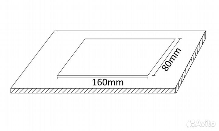 Светильник встроенный Crystal Lux CLT 001C2 WH