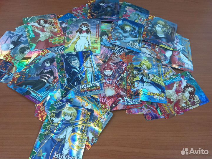 Подарю несколько коллекционных карточек по аниме