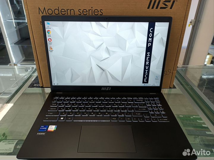 Мощный ноутбук MSi i7 1255u 10 ядер 16gb IPS SSD