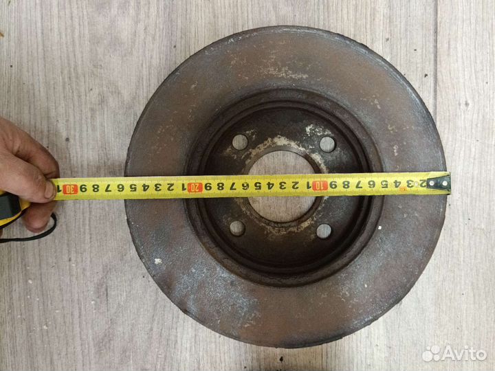 Диск тормозной передний ford focus 1 1998-2005