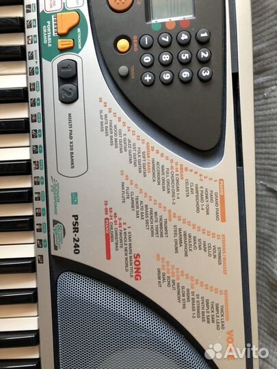 Синтезатор yamaha PSR240