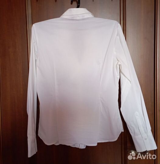 Рубашка белая женская блузка 48 50