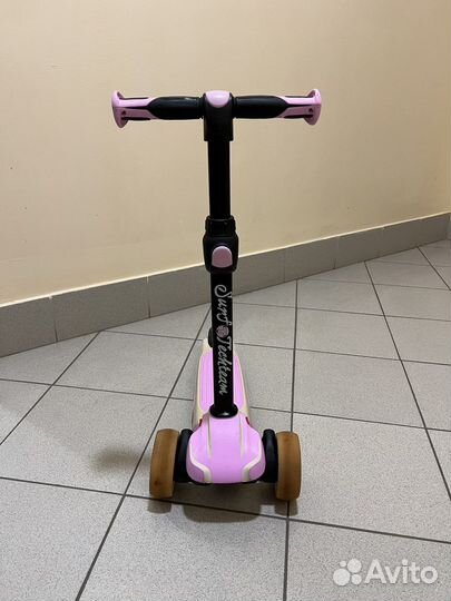 Самокат детский трехколесный бу