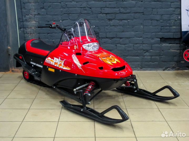 Детский снегоход русская механика (rm) тайга рысь