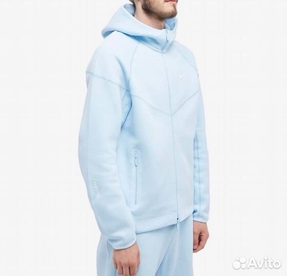 Зип худи Nike tech fleece Nocta blue