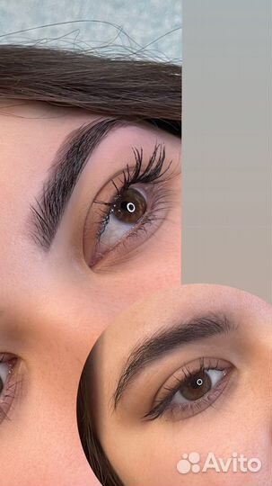 Оформление бровей, ламинирование