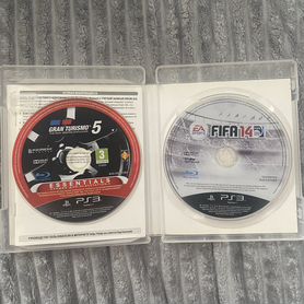 Диски на ps3 FIFA 14, Grand Turismo 5