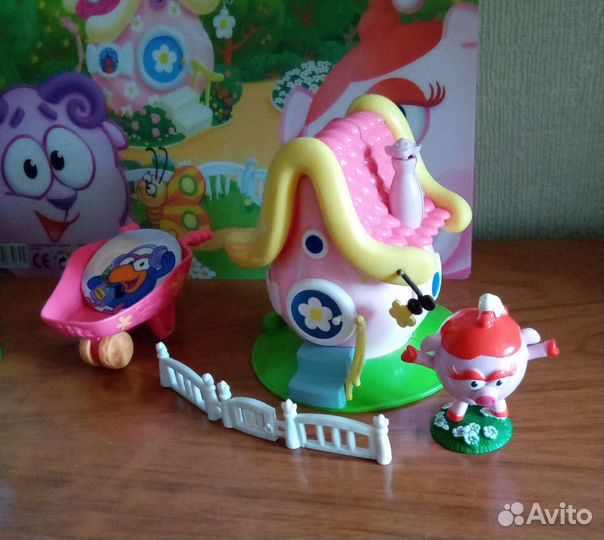 Смешарики домики и игрушки
