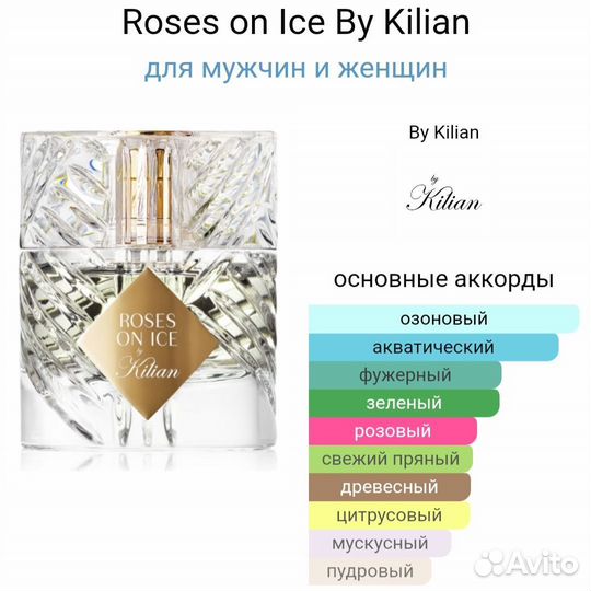 Kilian roses ON ICE оригинал распив