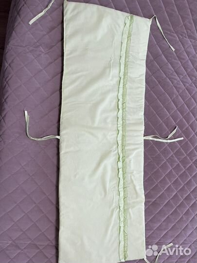 Бортики в детскую кроватку и балдахин