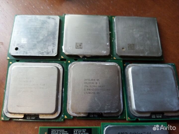 Процессоры старые AMD и Intel