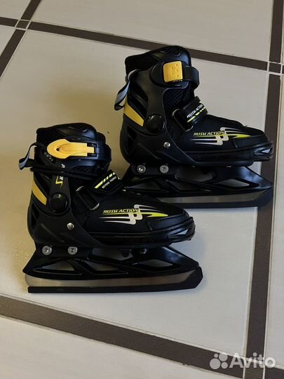 Коньки детские раздвижные 27-30