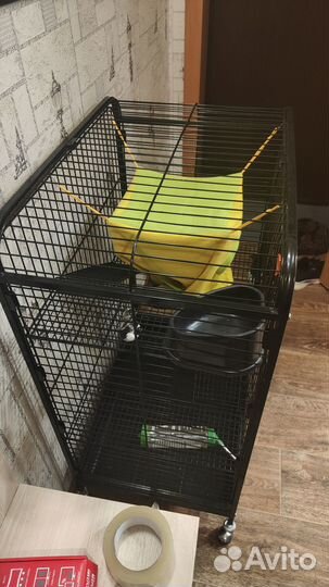 Клетка 3-х этажная Triol C2-1 64х43.5х92.5