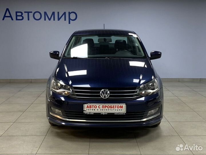 Volkswagen Polo 1.6 AT, 2017, 95 000 км