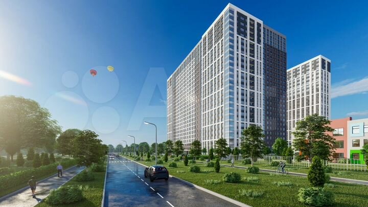 1-к. квартира, 41 м², 6/25 эт.