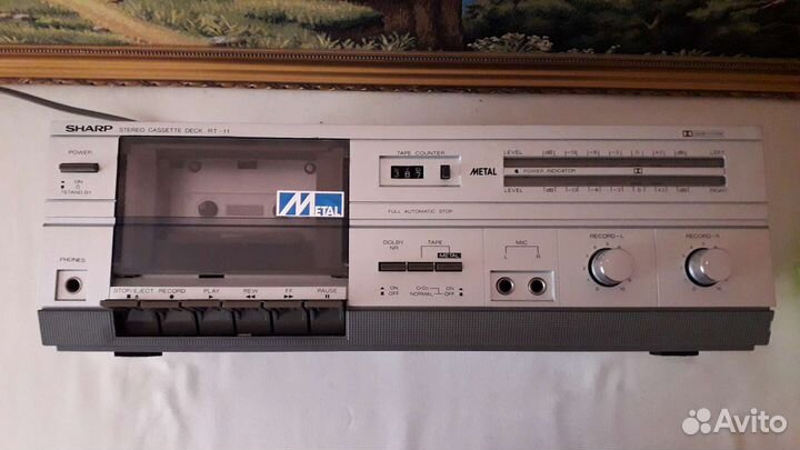 Дека кассетная sharp rt-11h