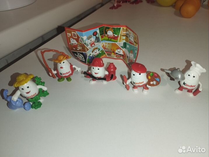 Киндерино профессии 5 фигурок