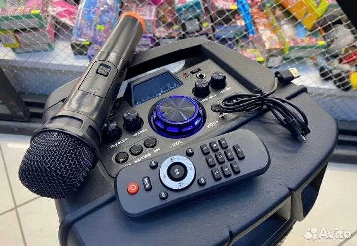 Новая мощная Bluetooth колонка ZQS караоке